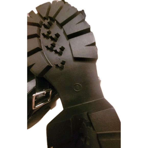 Madden Girl Black Mary Jane Platform Chunky Block Heel Whimsigoth Y2K - Picture 10 of 11